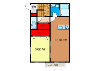 S-CUBE甲斐田の物件間取画像